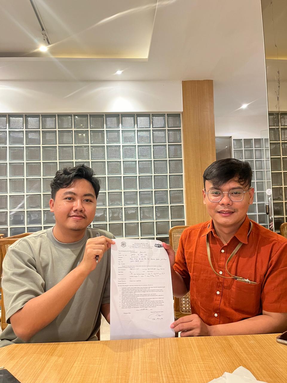 Pelanggan Arvi dengan Honda Brio